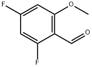 2,4-二氟-6-甲氧基苯甲醛 结构式