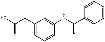 2-(3-benzamidophenyl)acetic acid Structure