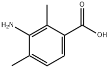3-氨基-2,4-二甲基苯甲酸 结构式
