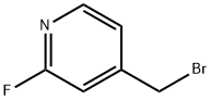 4-(溴甲基)-2-氟吡啶 结构式