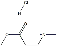 METHYL 3-(METHYLAMINO)PROPANOATE HYDROCHLORIDE 结构式