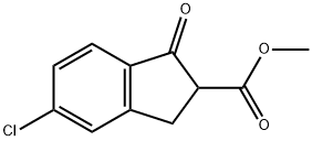 methyl 5-chloro-1-oxo-2,3-dihydro-1H-indene-2-carboxylate, 65738-56-9, 结构式