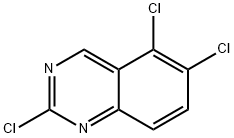 2,5,6-三氯-喹唑啉 结构式