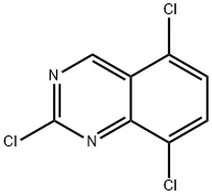 2,5,8-三氯-喹唑啉 结构式
