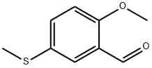 2-Methoxy-5-(methylthio)benzaldehyde Structure