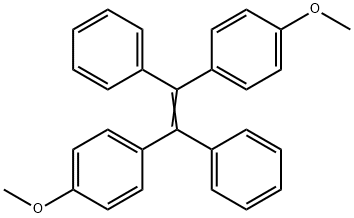 [1,2-二苯基-1,2-二(4-甲氧基苯基]乙烯, 68578-78-9, 结构式
