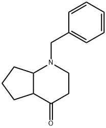 1-苄基-八氢-[1]哌啶-4-酮 结构式