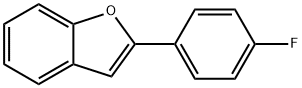 2-(4-氟苯基)苯并呋喃 结构式