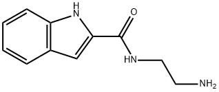 N-(2-氨基乙基)-1H-吲哚-2-甲酰胺 结构式
