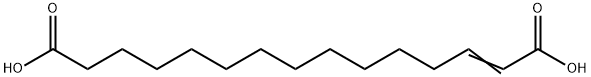 2-十五烯二酸 结构式