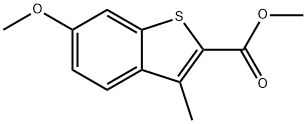 6-甲氧基-3-甲基-苯并[B]噻吩-2-羧酸甲酯 结构式