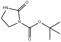 tert-butyl 2-oxoimidazolidine-1-carboxylate 结构式