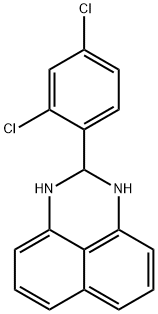 2-(2,4-dichlorophenyl)-2,3-dihydro-1H-perimidine 结构式