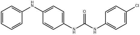 N-(4-anilinophenyl)-N'-(4-chlorophenyl)urea 结构式
