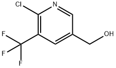 (6-クロロ-5-(トリフルオロメチル)ピリジン-3-イル)メタノール 化学構造式