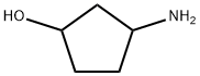3-アミノシクロペンタノール 化学構造式