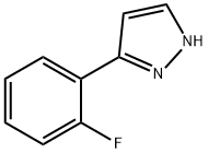 3-(2-氟苯)-1H-吡唑 结构式