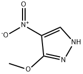 3-甲氧基-4-硝基-1H-吡唑, 400755-41-1, 结构式