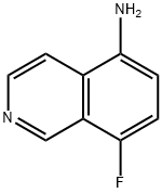 5-Isoquinolinamine,8-fluoro-(9CI) 结构式