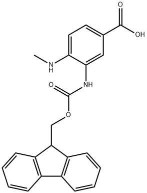 (9H-Fluoren-9-yl)MethOxy]Carbonyl MeDbz-OH Struktur