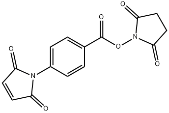 4-N-Maleimidobenzoic acid-NHS 结构式