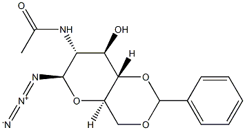 N-[(4aR,6R,7R,8R,8aS)-6-azido-8-hydroxy-2-phenyl-4,4a,6,7,8,8a-hexahydropyrano[3,2-d][1,3]dioxin-7-yl]acetamide