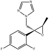 1-[[(2R,3R)-2-(2,4-二氟苯基)-3-甲基-2-环氧乙烷基]甲基]-1H-1,2,4-三唑, 135270-13-2, 结构式