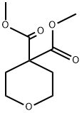 四氢吡喃-4,4-二羧酸二甲酯 结构式