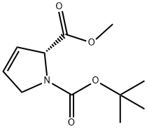 Boc-3,4-dehydro-D-proline Methyl ester Struktur