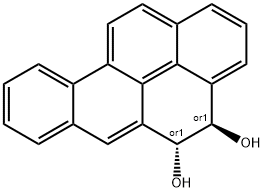 trans-Benzo[a]pyrene-4,5-dihydrodiol, 37571-88-3, 结构式