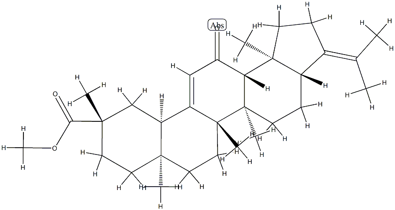 11-Oxo-A-neooleana-3,12-dien-30-oic acid methyl ester 结构式