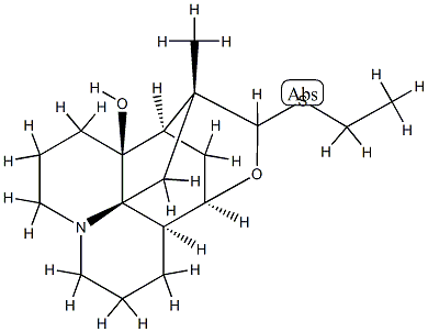 8-Deoxo-8-(ethylthio)-10,11-dihydroannotine 结构式