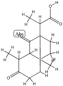 山道酸, 510-35-0, 结构式