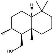 (1S,4aα)-Decahydro-2α,5,5,8aβ-tetramethyl-1-naphthalenemethanol 结构式