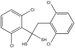 1,2-bis(2,6-dichlorobenzyl)disulfane Struktur