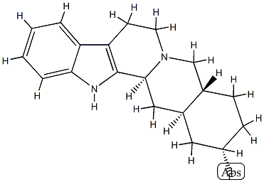17α-Fluoroyohimban 结构式