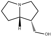 (1S,7aα)-ヘキサヒドロ-1H-ピロリザイン-1-メタノール 化学構造式