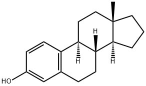 1,3,5(10)-エストラトリエン-3-オール 化学構造式