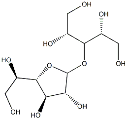 3-O-β-D-Galactofuranosyl-D-arabinitol 结构式