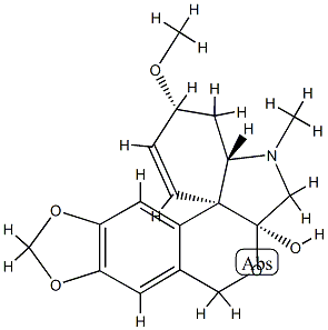 (3α)-タゼッチン 化学構造式