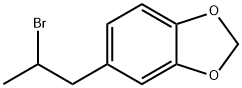 5-(2-溴丙基)苯并[D][1,3]二氧戊环 结构式