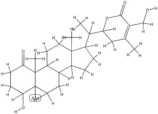 二氢醉茄素A, 5589-41-3, 结构式