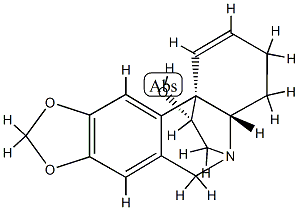 (5α,11R,13β,19α)-1,2-ジデヒドロクリナン-11-オール 化学構造式