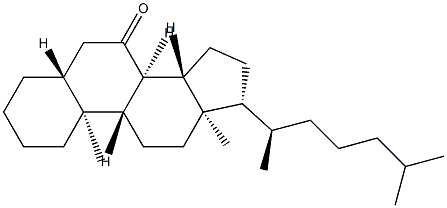 5α-Cholestan-7-one Struktur