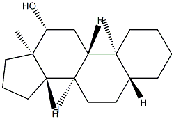 5α-Androstan-12β-ol Structure