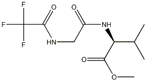 N-(Trifluoroacetyl)Gly-L-Val-OMe 结构式
