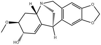 (6aS)-5,6a,7,8,9,11-Hexahydro-6β,11β-methano-8α-methoxy-6H-1,3-benzodioxolo[5,6-c][1]benzoazepine-9β-ol 结构式