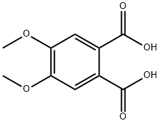 4,5-二甲氧基-邻苯二甲酸, 577-68-4, 结构式