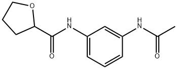 2-Furancarboxamide,N-[3-(acetylamino)phenyl]tetrahydro-(9CI) 结构式