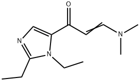 2-Propen-1-one,1-(1,2-diethyl-1H-imidazol-5-yl)-3-(dimethylamino)-(9CI) 结构式